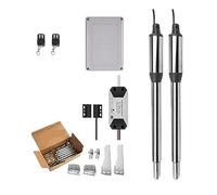 Kit de apertura de portón, Abridor de puerta automático for casa, granja, cabaña, puerta abatible for abridor de puerta de 16 pies de longitud o 600 lb, actuador lineal más cercano(TUYA KIT A)