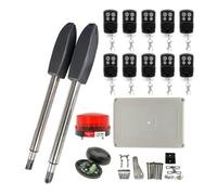 Kit de apertura de portones, Kit de abridor puerta batiente eléctrico automático 400KG, accionamiento brazo tracción, operador, actuador Motor, Control remoto múltiple opcional