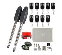 Kit de apertura de portones, Kit de abridor puerta batiente eléctrico automático 400KG, accionamiento brazo tracción, operador, actuador Motor, Control remoto múltiple opcional