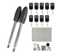 Kit de apertura de portones, Kit de abridor puerta batiente eléctrico automático 400KG, accionamiento brazo tracción, operador, actuador Motor, Control remoto múltiple opcional