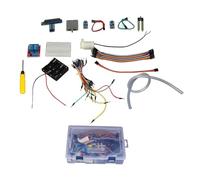 Kit de Aprendizaje básico de Placa de Desarrollo Compatible con V2.2 para programación gráfica y Python, construcción de plástico ABS con Interfaz de expansión para sensores y