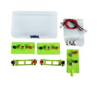 Kit de aprendizaje de circuito, principios básicos de descubrimiento de electricidad para estudio de ciencias, magnetismo paralelo para niños y escuelas secundarias