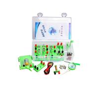 Kit de Aprendizaje de Circuitos para Laboratorios de Física X37E. Conjunto de Exploración de Electricidad y Magnetismo Básicos para Educación