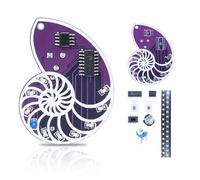 Kit de aprendizaje de soldadura, diseño de conchas marinas LED SMD SMT, kit de soldadura ideal para práctica de soldadura y colgante decorativo portátil