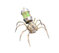 Kit de araña de metal de rompecabezas 3D, modelo de montaje de insectos acosadores cibernéticos, exhibición y decoración de escritorio creativo, juego de manualidades para adultos y adolescentes