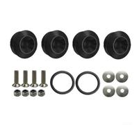 Kit de arandelas de refuerzo para parachoques delantero y trasero, 1 juego, ABS + aleación de aluminio, estabilidad mejorada del vehículo, reducción de vibración y desplazamiento, para coches y