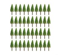 Kit de árbol modelo para dioramas de ferrocarril para diseño de trenes Wargaming de terreno en miniatura y proyectos de paisaje de paisaje a pequeña escala (H 4,5 cm)