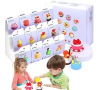 Kit De Arcilla De Niños Creativos - Temas De Postres De Mascotas De Dinosaurio, Espuma Suave Que Rebota, Masilla De Modelado Liviano | Conjunto De Actividades De Artesanía De Arte De 12 Estilo, Herram