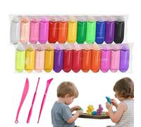 Kit De Arcilla Para Modelar - Plastilina Ultra Ligera Para Manualidades Infantiles,Masa Modelar Segura Colorida Y No Pegajosa Para Manualidades En Colegio Niñas Niños Y Adultos