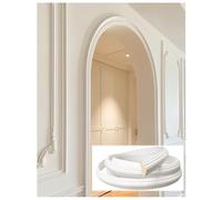 Kit de arco de ajuste de pared de PU, moldura curva for marco de puerta interior, tira decorativa for puerta(A,1.6x94.5in/4x240cm)