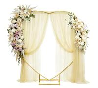 kit de arco de globo de Metal en forma de corazón, 2M Supporto per Arco da Matrimonio, Soporte Metálico Dorado, para bodas, Propuesta de Matrimonio, decoración de Fiesta de cumpleaños