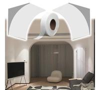 Kit de arco de puerta de espuma EPS, esquinas redondas prefabricadas/moldura de pared de medio círculo precurvada, se puede cortar sin romperse(24.5x24.5x24.5cm/9.6x9.6x9.6")