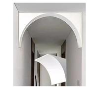 Kit de arco de puerta de medio círculo, esquinas de Kit de puerta de arco de bricolaje, impermeable y no se deforma fácilmente, marco de puerta de yeso pintable, 2 uds.(21x21x21cm)