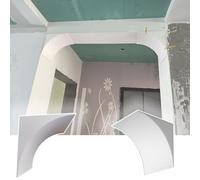 Kit de Arco para Puerta, 2 Piezas de Kit de Arco de Espuma EPA pintable para Elegantes molduras de Puertas de Pasillo, moldura Curva, tamaño Personalizable (22x32x32cm/8.7x12.6x12.6in) - per