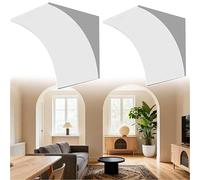 Kit de Arco para Puerta, 2 Piezas, Kit de Arco semicircular para Puerta - 20-60 cm, diseño de Parte Superior Redondeada para una fácil decoración de Interiores, añadir Esquinas