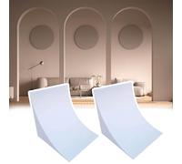 Kit de Arco para Puerta Kit de 2 Piezas de Arcos Redondeados de Espuma para Puertas, Moldura de Esquina para Arco, Decoración de Arco para Marcos de Puertas Interiores(6.7x6.7x6.7"(17x17x17cm))