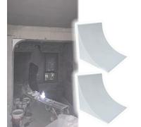 Kit de Arco para Puerta, Kit de Arco de Espuma Blanca para Bricolaje - Moldura semicircular para proyectos de Paredes Interiores, fácil instalación (14x18x18cm/5.5x7.1x7.1in)