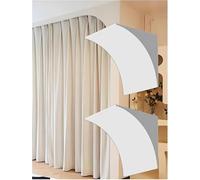 Kit de Arco para Puerta, Kit de Arco de Puerta de Espuma semicircular pintable - Formas precurvadas de 20-60 cm para una fácil instalación Interior de Bricolaje - Paquete de 2 (36x36x36 cm)