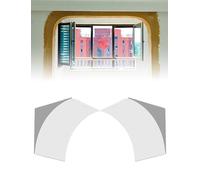 Kit de Arco para Puerta, Kit de moldura de Arco de Espuma Personalizable para Puertas - Elegante moldura de Puerta para Aberturas de Sala de Estar (35x35x25cm) - Fácil instalación, solución
