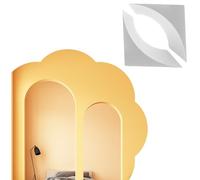 Kit de Arco para Puerta Marco de Puerta Arqueado de Espuma para Paneles de Yeso, 2 Piezas de Moldura de Esquina para Arco, Moldura de Arco para Marco de Puerta Pintable(15.7x15.7x15.7"(40x40x40cm))