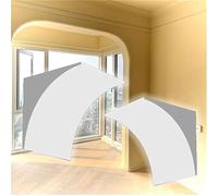 Kit de Arco para Puerta, Paquete de 2 Kits de Arco para Pintar y armar Usted Mismo para Puertas: moldura de Espuma Redonda precurvada, fácil instalación para Aberturas Interiores, p