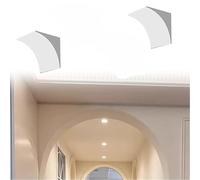 Kit de Arco para Puerta, Paquete de 2 Kits de Arco Redondo para Puerta, 6x6 Pulgadas y 23x23 Pulgadas, Arco semicircular precurvado para Paneles de Yeso para una fácil decoración del hogar,