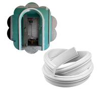 Kit de Arco para Puertas de Bricolaje para Interiores de Paneles de Yeso, moldura de Arco Curva para Pared, Tira de moldura de Puerta Flexible y Pinta