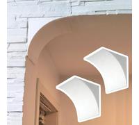 Kit de arco puerta redondeado espuma EPS | Múltiples tamaños for marcos de puertas y pasillos domésticos: moldura de arco de puerta redondeada(22x36x36cm)