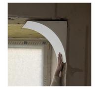 Kit de arco redondeado for decoración de interiores, kit universal de 2 piezas de espuma for puerta de arco, elegante moldura circular for aberturas de puerta(25.5x25.5x25.5cm/10x10x10")