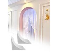Kit de arco redondeado para puerta, Paquete de 2 arcos espuma alta densidad que se pueden pintar, molduras for puertas, varios tamaños(34x34x34cm/13.4x13.4x13.4")