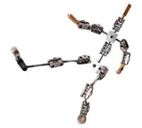 Kit de Armadura Stop Motion, Figura de Esqueleto de marioneta de Metal para diseño de Personajes, Armadura de animación DIY para Uso en Estudio y hogar 20cm