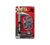 BigBuy Kids- Kit de Armas de Guerrero Ninja, Multicolor (S1131476)