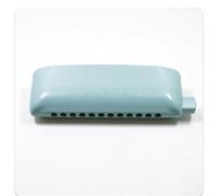 kit de armónica Armónica Cromática De 12 Hoyos Cubierta De Plástico Integrada Durabilidad Y Fácil(Blue G)