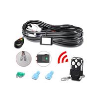 Kit de arnés de cableado de Control remoto inalámbrico de 2 cables, Kit de arnés de cableado de Cable central de 18AWG for luces antiniebla de coche, luces de conducción de trabajo