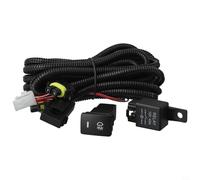 Kit de arnés de cableado de luz antiniebla H11 con relé de 40 A, interruptor LED y fusible para vehículos Toyota, cable adicional de 12 V para luces de trabajo LED y conversión HID
