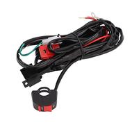 Kit de Arnés de Cableado de Luz LED para Motocicleta Kit de Arnés de Cableado de Barra de Luz LED Interruptor de Manillar de Motocicleta 12V 40a Interruptor de Botón de Encendido Y Apagado Interruptor