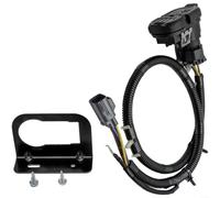 Kit de arnés de cableado de parachoques trasero de remolque CK4T-13B576-KE compatible con Ford para TRANSIT 150/250/350 HD 2015-2019, plástico ABS negro, para comerciales e industriales