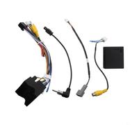 Kit de arnés de cableado de radio de coche Android de 16 pines con caja de protocolo CANBUS para C4 C4L Trim C5 C3 XR Low Fairing DS6 3008 2008 307 2005 408
