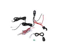 Kit de arnés de cableado profesional Barra de luz de conducción LED con relé de fusible 12V 40A Gares de alambre universal Kit de cable de telar para la luz de conducir fuera de