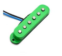 Kit de arnés de pastilla precableado escalonado de bobina única ST/SQ Pickup Alnico5, clip de fibra de cartón, color (puente G)