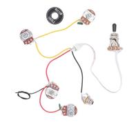 Kit de Arns de Cableado de Guitarra, Interruptor de Palanca de 3 500K Pots Arns Precableado de Guitarra Elctrica para Epi para Guitarras SG