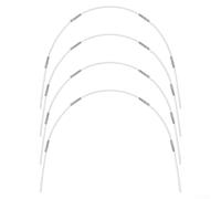 Kit de aros de jardín de fibra de vidrio independiente para camas elevadas y huertos - Sistema de soporte de túnel de 24 piezas con 20 conectores plateados, resistente al óxido