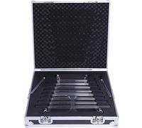 Kit De Arpa De Cristal, 8 Notas C5 D5 E5 F5 G5 A5 B5 C6, Con Maletín De Aluminio, For Terapia De Sonido, Equilibrio De Chakras Corporales, Ajuste Del Estado Emocional(432HZ)