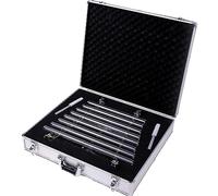 Kit De Arpa De Cristal, Clave C, 8 Notas C5 D5 E5 F5 G5 A5 B5 C6, For Meditación Curativa Con Terapia De Sonido, Instrumento Musical De Curación Perfecta, Con Maletín De Aluminio(432HZ)