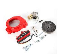 Kit de arranque eléctrico de volante, kit de arranque eléctrico, interruptor de volante de arranque para Honda GX160/200 de 5,5/6,5 CV, motores y generadores con caja de interruptor de llave, motores