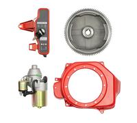 Kit de arranque eléctrico para Honda GX160 5,5 CV GX200 6,5 CV, volante de inercia, motor de arranque, interruptor de llave, motores y generadores con imán de arranque