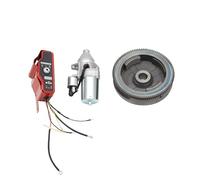 Kit de arranque eléctrico para volante de inercia, interruptor de volante de arranque, kit de arranque eléctrico para Honda GX340 11HP HONDA GX390 13HP