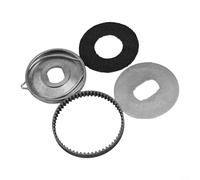 Kit de arrastre de carrete de pesca con piñón de engranaje, pastilla de freno de carbono, placa de presión y arandela de clic, acero inoxidable duradero y (acero inoxidable)