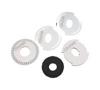 Kit de arrastre de carrete de pesca para carretes de mano derecha Garcia REVO, incluye piñón, arrastre, clicker y arandelas de metal para un ajuste suave de arrastre y reparación fiable (4 piezas)