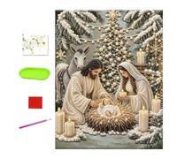 Kit De Arte Con Perlas Del Belén Manualidades Religiosas Interactivas